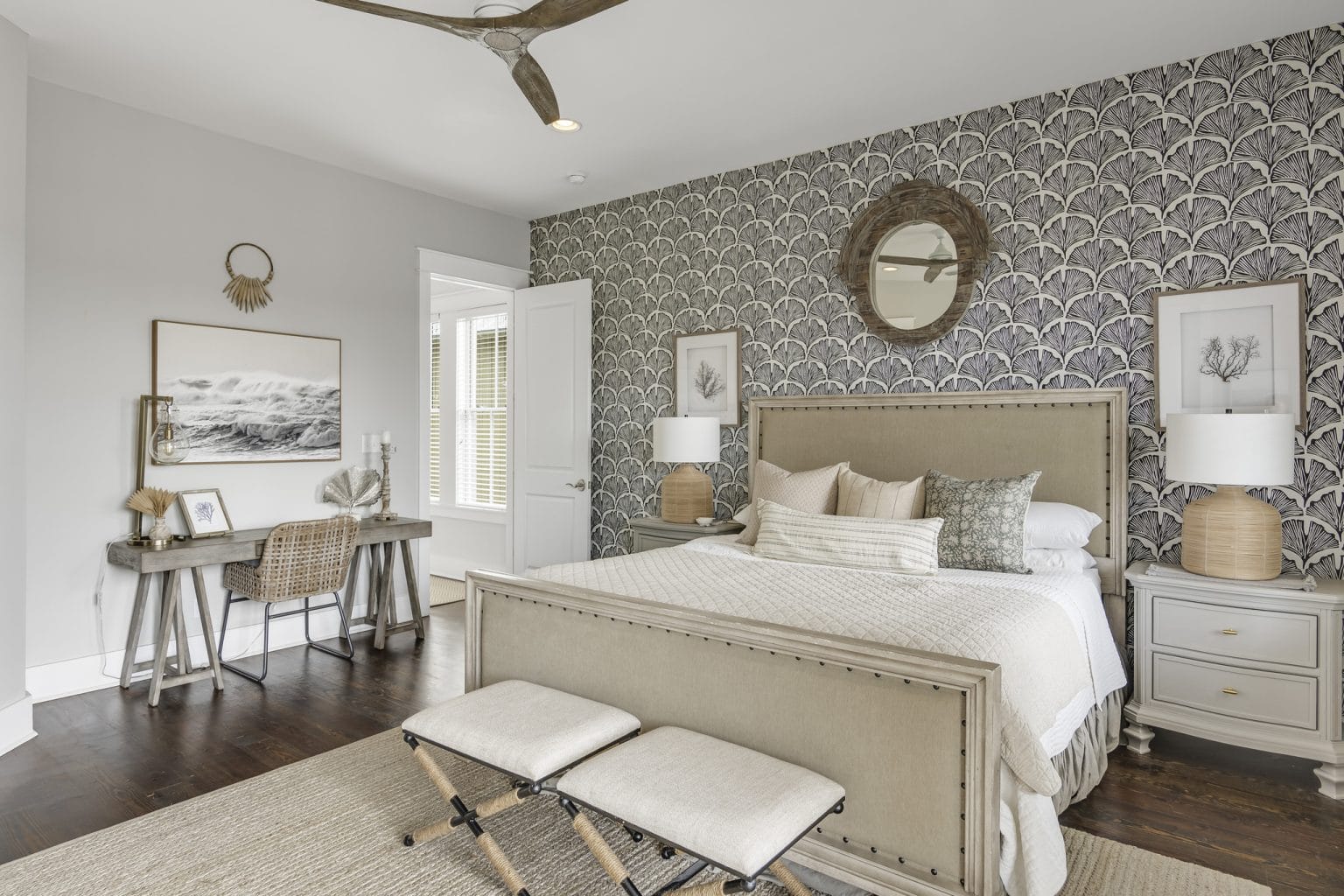 Before After Serene Neutral Coastal Bedroom Design Decorilla