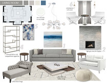 Neil's Modern White Living Room Design | Decorilla