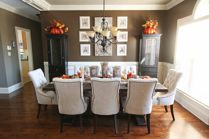 thanksgiving dining room decorating ideas