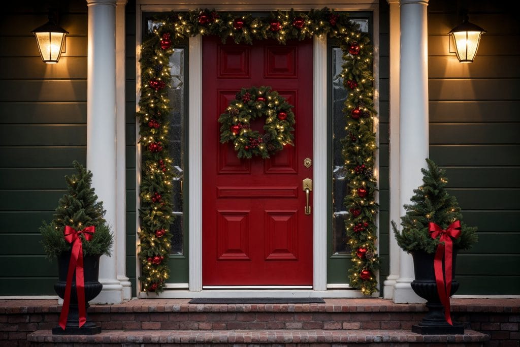 Painted door can increase curb appeal-entryway by Decorilla