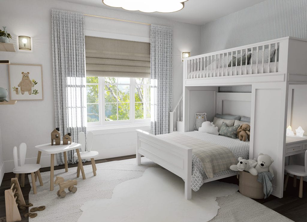 Decorating a shared bedroom, by Decorilla designer, Lauren O.