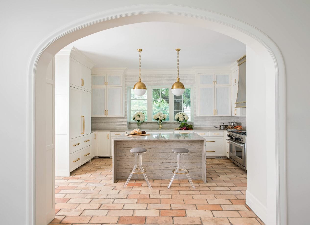 Fall Interior Design Trends Terracotta Tile In Kitchen 