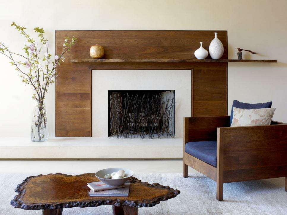 living room fireplace mantel decorating ideas