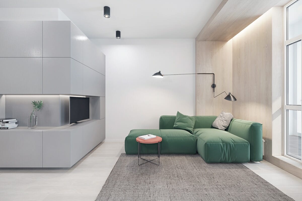 modern minimalist room