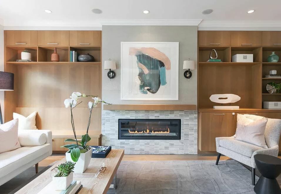 Before & After: Modern Online Living Room Design - Decorilla