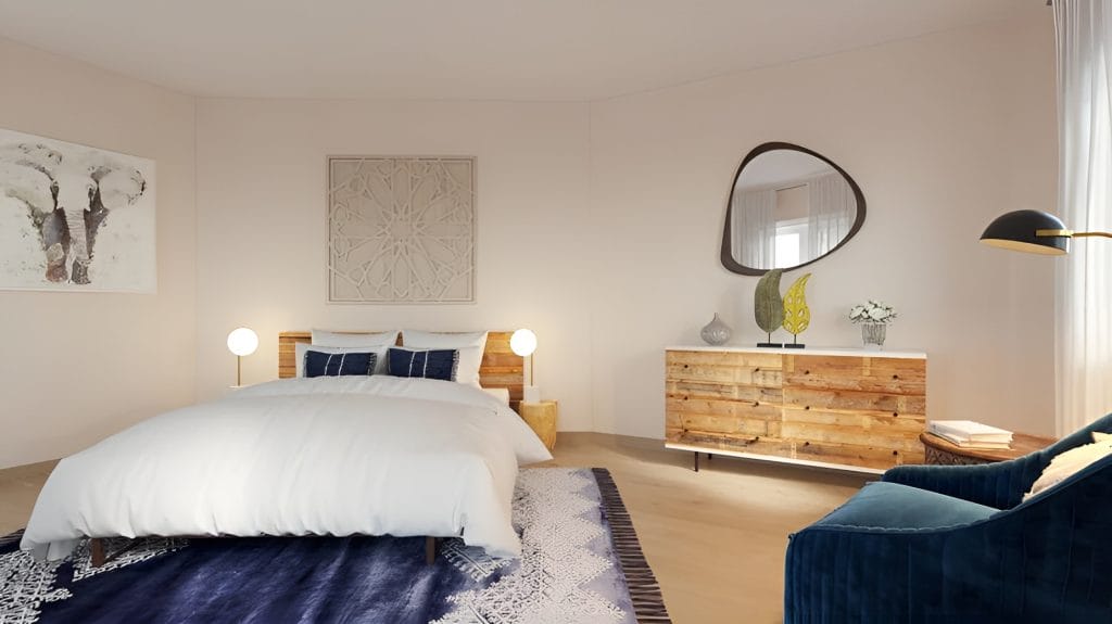 Bedroom design inspiration by Decorilla