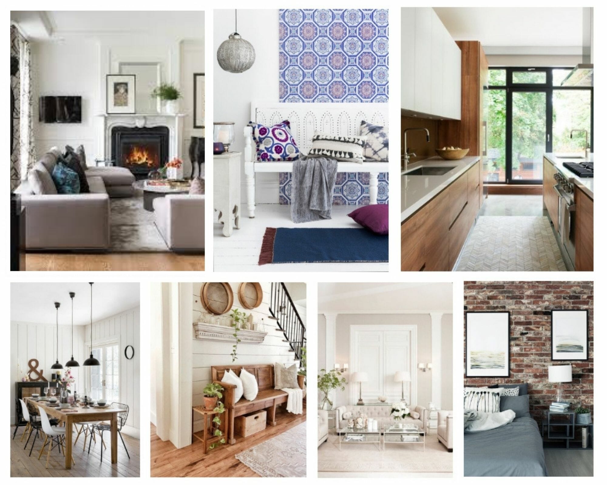 Style Quiz Interior Design Room Collage 1 