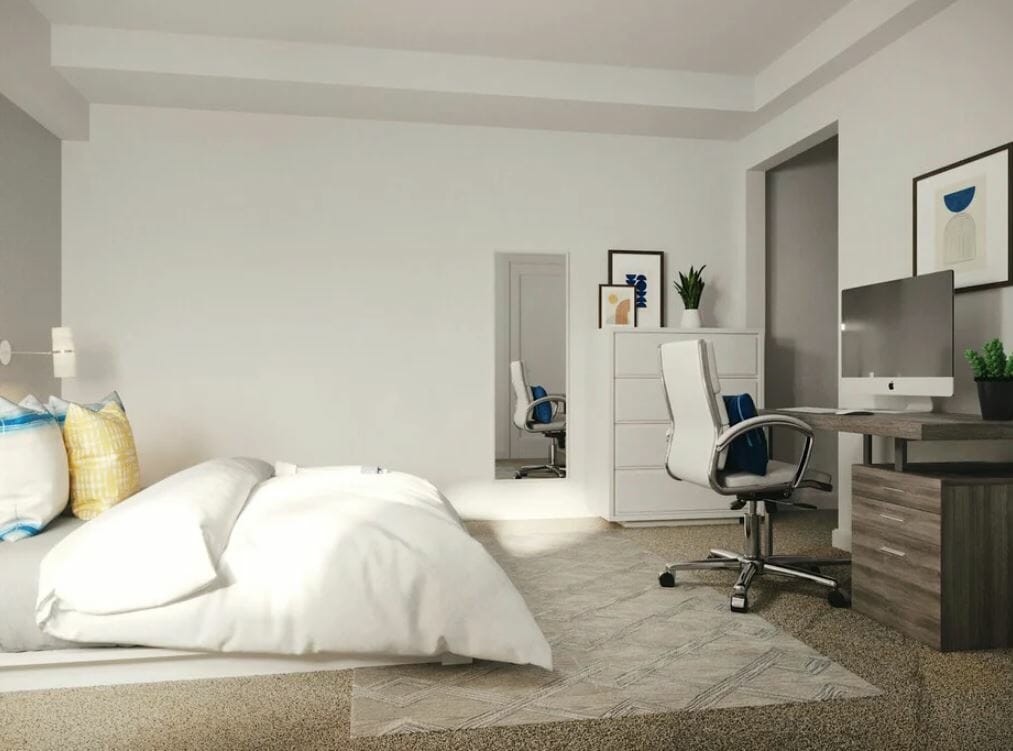 Before & After: Modern Men\'s Bedroom Interior Design - Decorilla