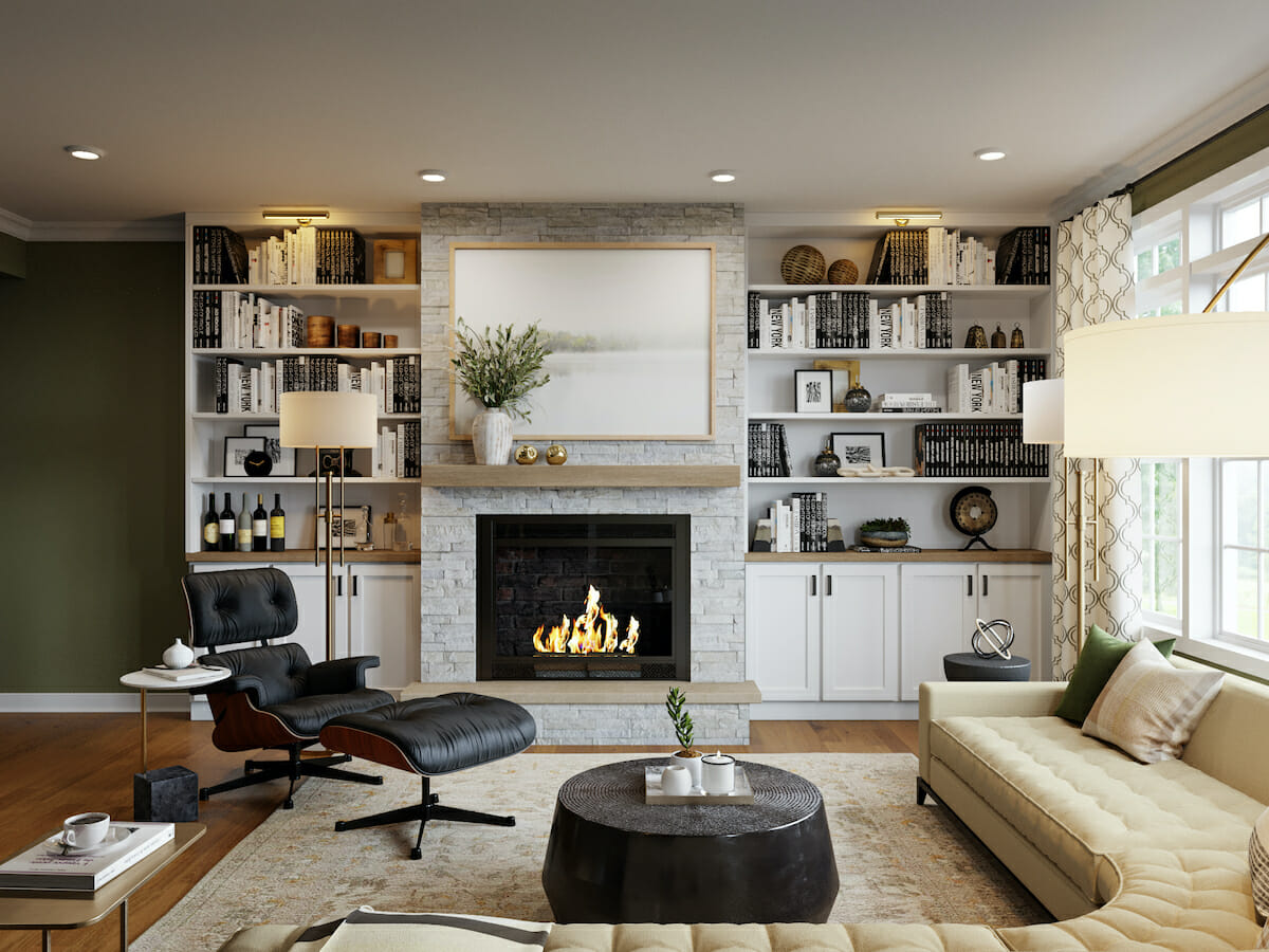 shelf design for living room