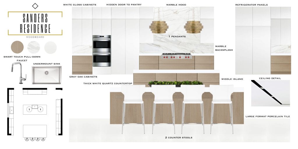 Preliminary proposal by Decorilla designer, MaryBeth C.