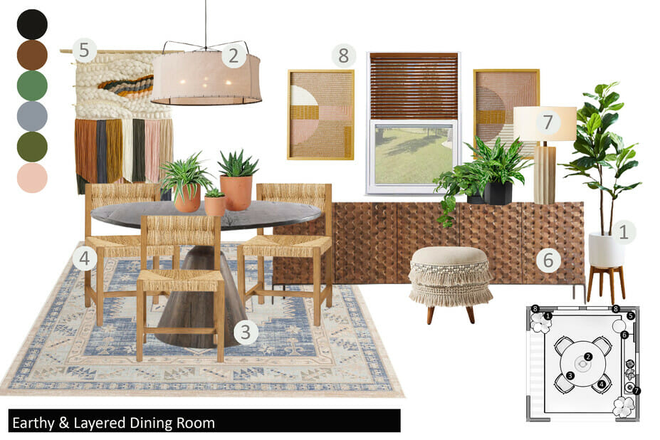 Before & After: Boho Interior Design Makeover - Decorilla Online Interior  Design