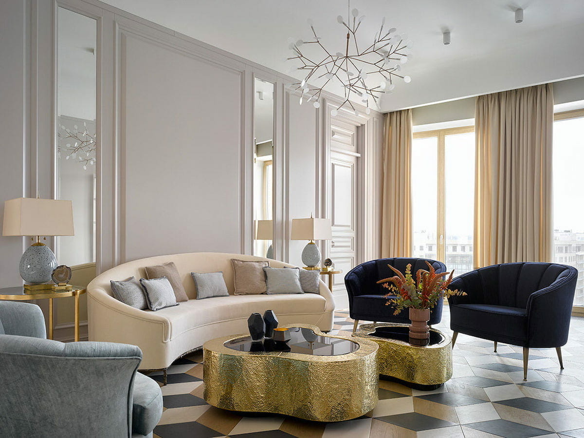 Glam Living Room Decor | Cabinets Matttroy