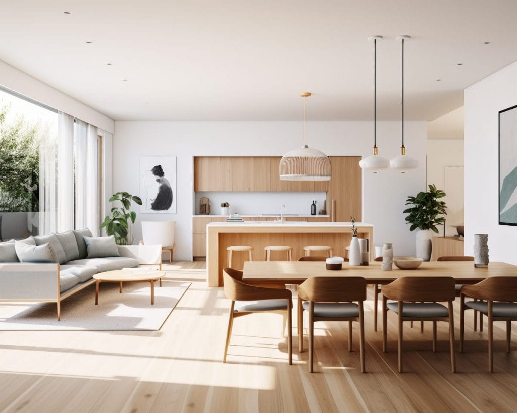 Living & dining room by Decorilla's top Portland interior designers