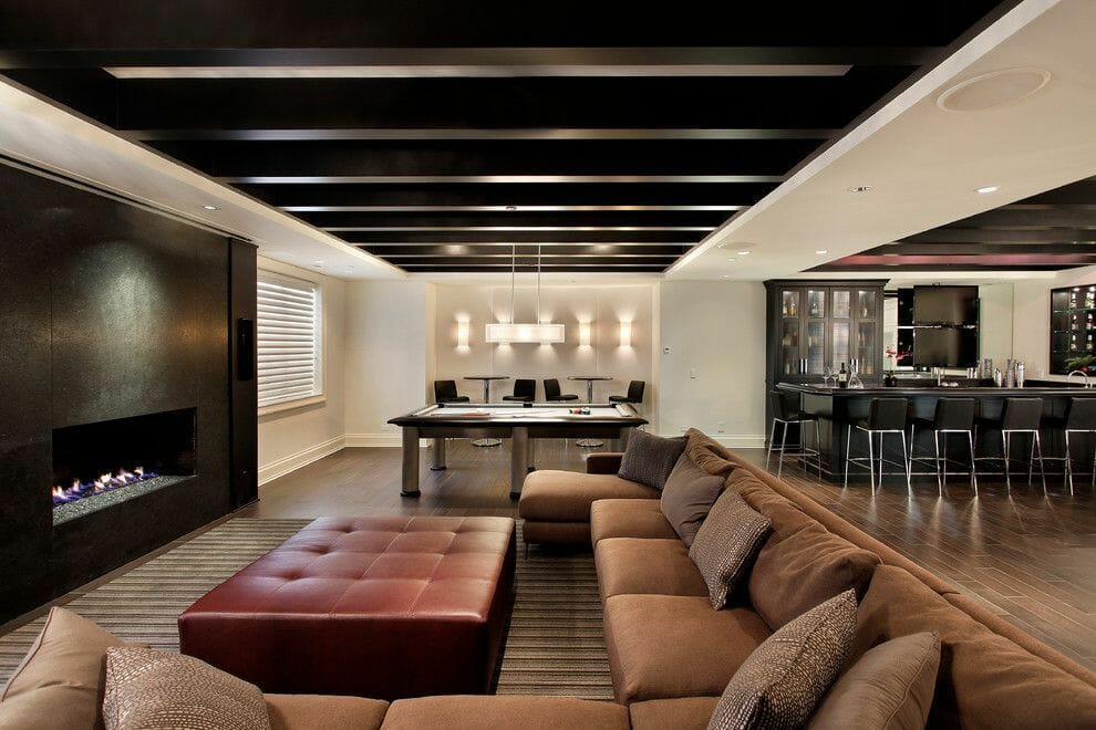 basement ceiling ideas for low ceilings