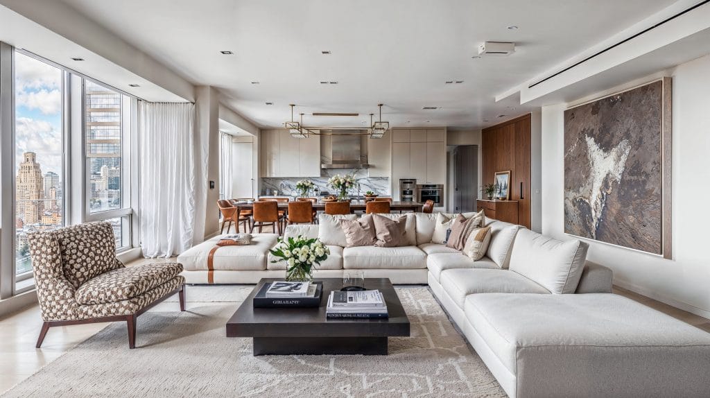 Open concept living by top Decorilla interior designers from Portland