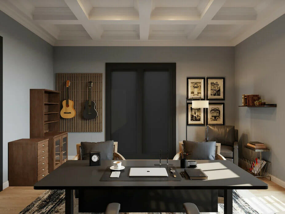 vezel uitglijden nikkel Before & After: Traditional Home Office Interior Design - Decorilla