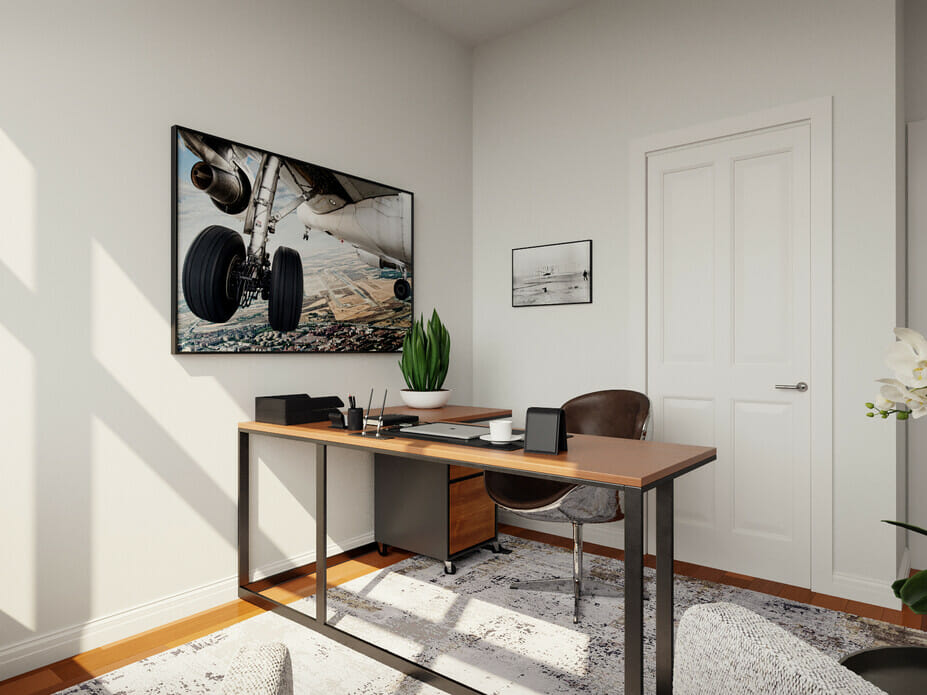 25 Cool Chevron Interior Design Ideas  Home office design, Feminine home  offices, Home office decor