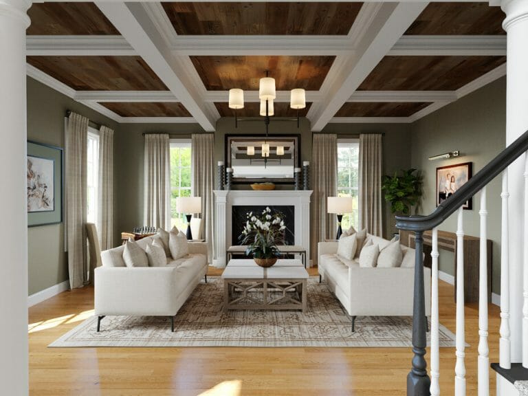 Before & After: Modern Traditional Interior Design - Decorilla Online ...