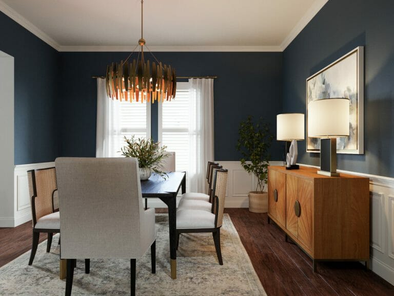 Before & After: Transitional Dining Room Perfect for Hosting ...