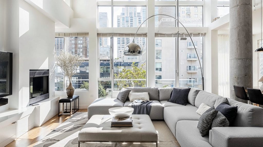 Living room by top Miami interior designers from Decorilla