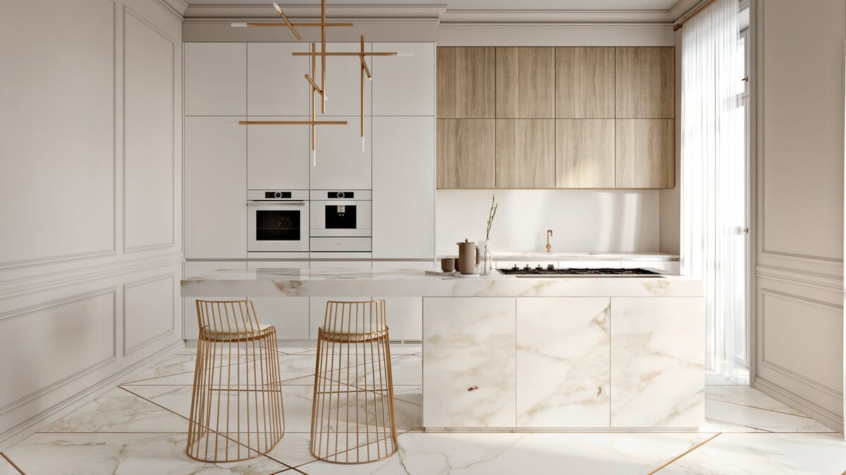 Before & After: Sleek Modern Kitchen and Bathroom Design - Decorilla