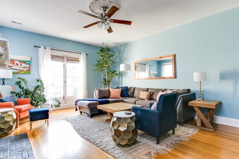 Living Room By Interior Designer And Decorator In Denver Jacky De La Guia 768x511 