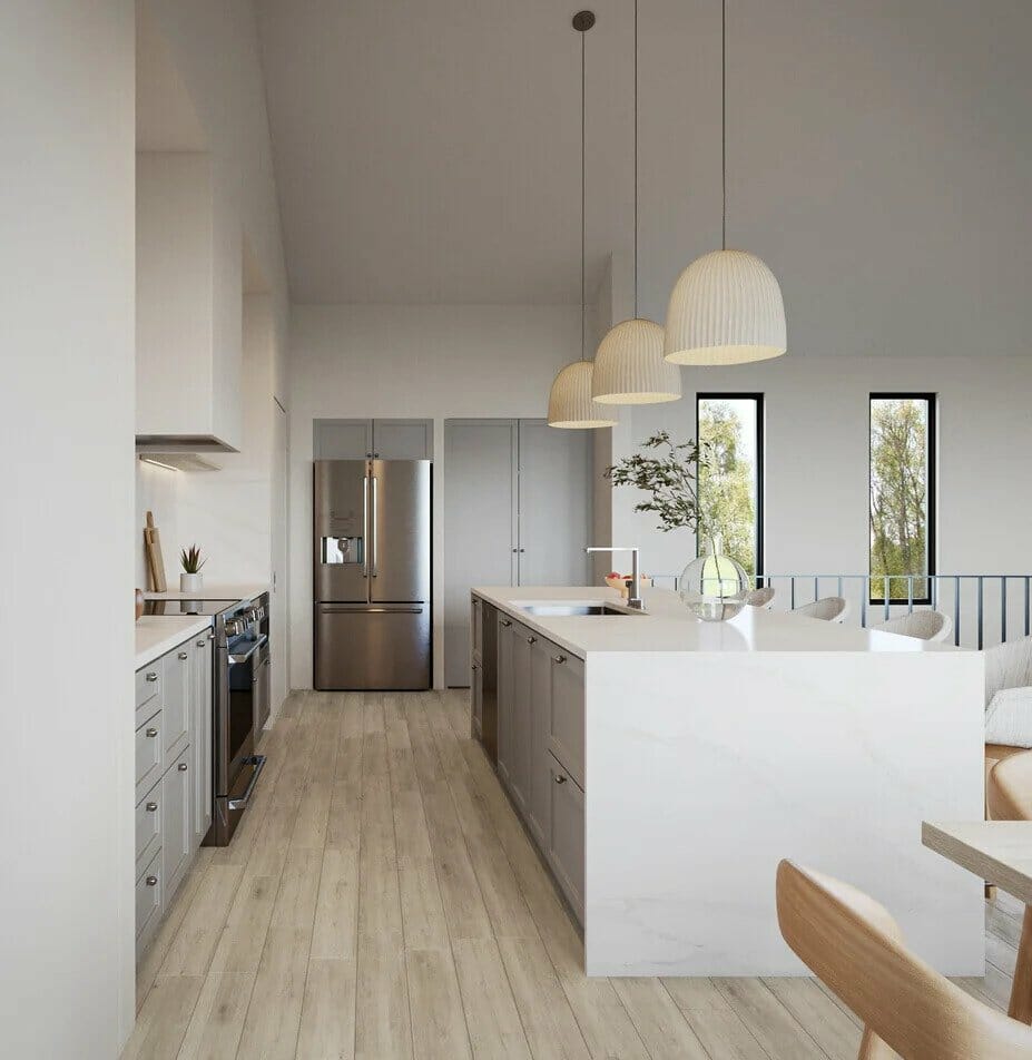Before & After: Minimalist Scandinavian Kitchen Design - Decorilla