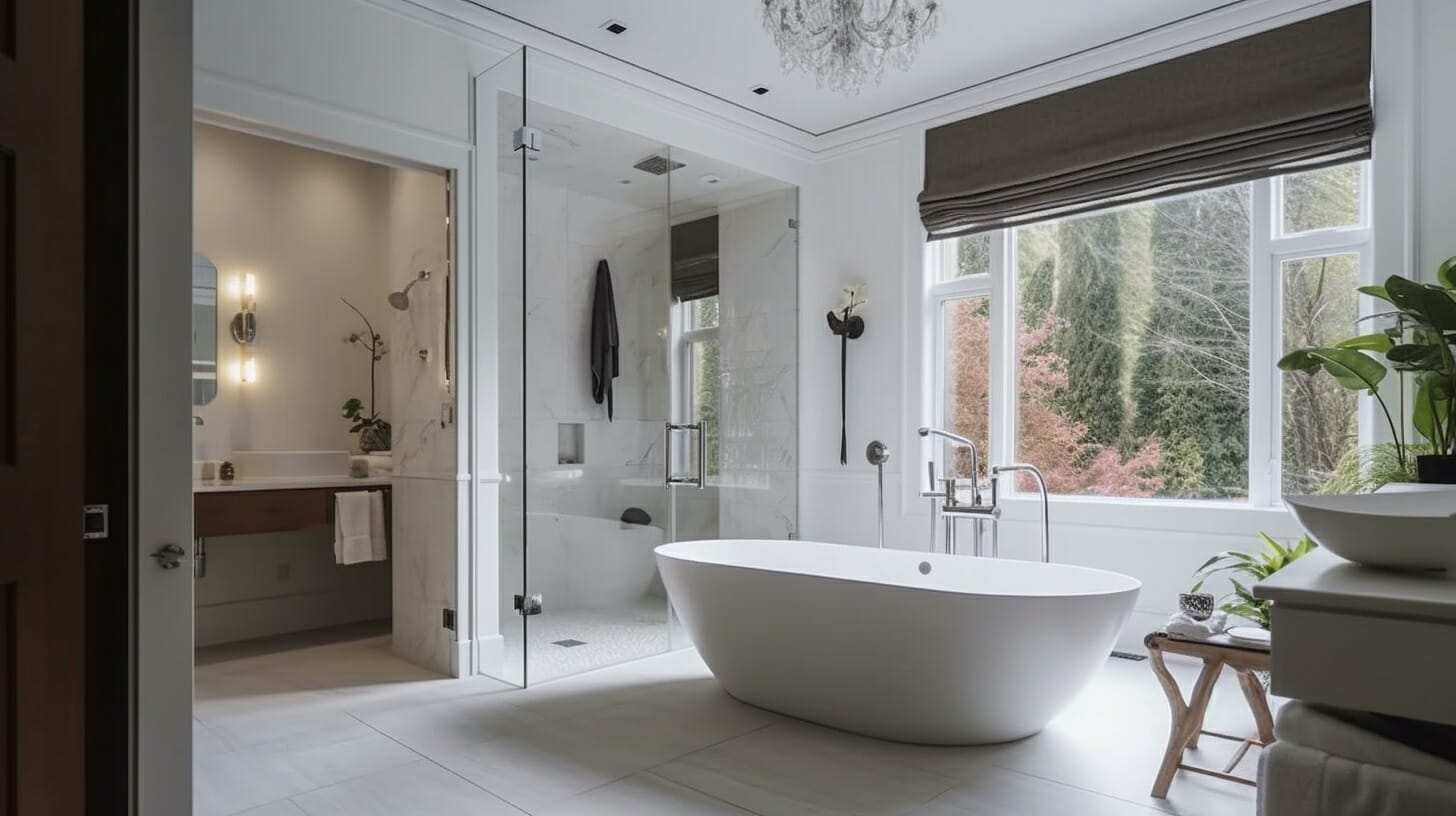 New Modern Stylish Design Elements Matt Black Bath Side Table Bathroom  Accessory