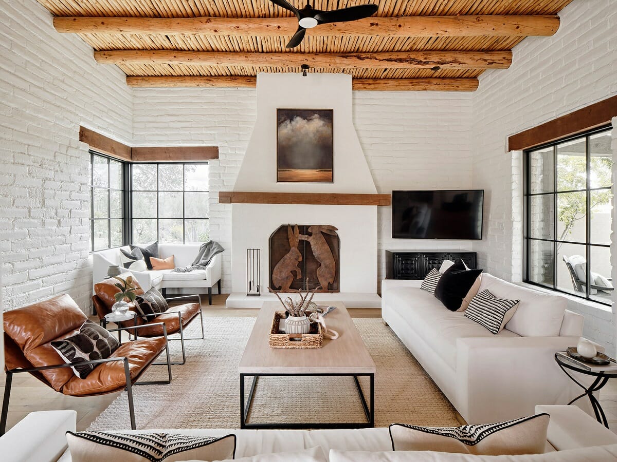 desert modern living room california