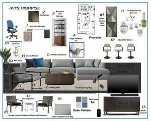 Before & After: Minimalist Apartment Design - Decorilla Online Interior ...