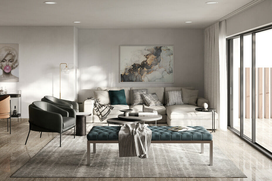Before & After: Modern Contemporary Home Interior - Decorilla Online ...
