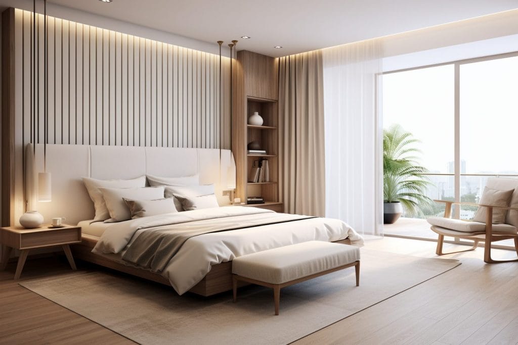 Luxurious neutral bedrooms by Decorilla