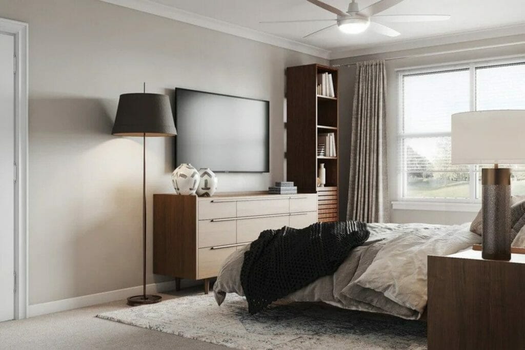 Before After Contemporary Masculine Bedroom Transformation   Masculine Contemporary Bedroom Render By Decorilla 1024x683 