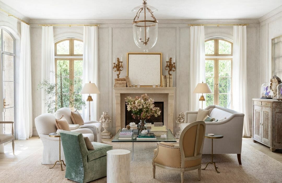 modern french country living room        <h3 class=