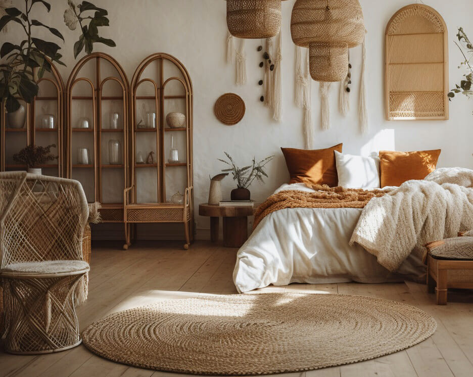 Bohemian Bedroom Art Decor