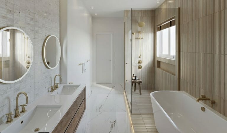 Lighting Trends 2024 Illuminate Your Space With The Year S Brightest   Bathroom Lighting Trends Envisioned By Decorilla Designer Darya N 768x451 