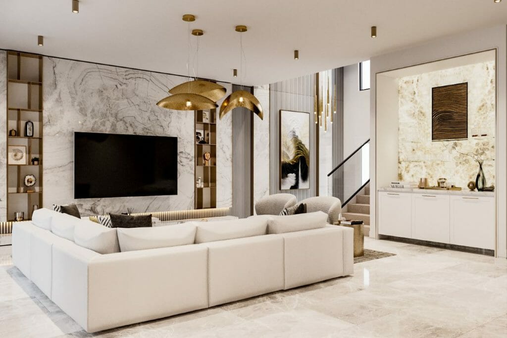 Glamorous Living Room Lighting Trends 2024 By Decorilla Designer Mladen C 1024x683 
