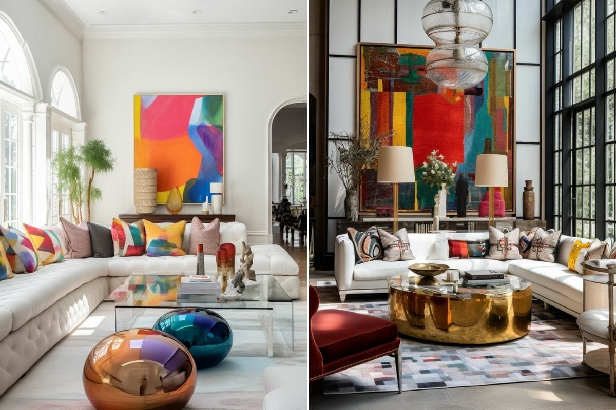 Mixing and Matching Colorful Couches to Your Living Room Rug