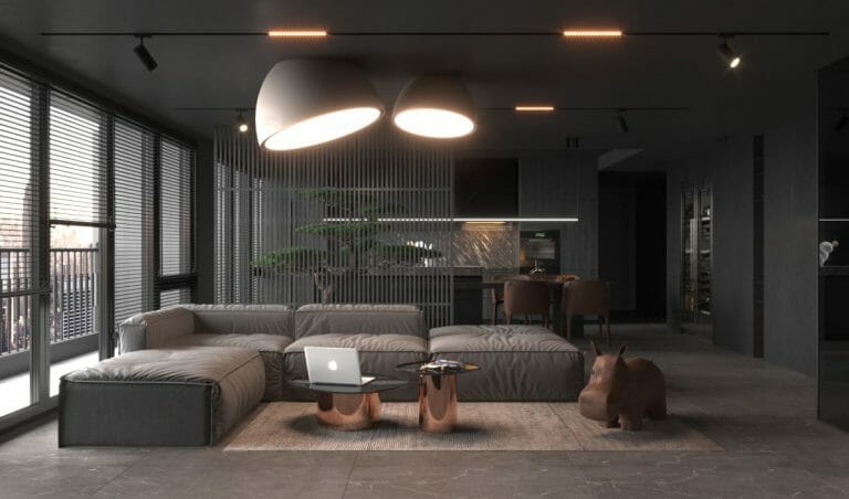 Oversized Modular Lighting Trends Blending Right Into The Living Room Aesthetic Vision Of Decorilla Designer Mona H 768x452 