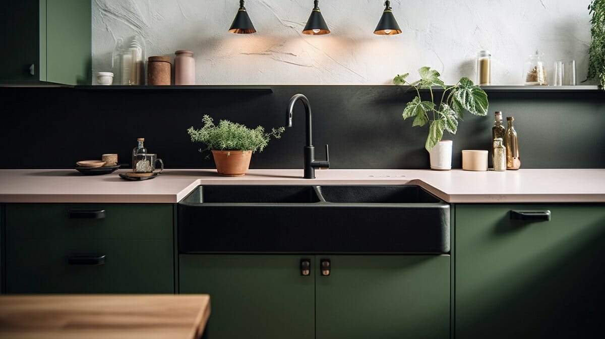 Dark Green Kitchen Color Schemes