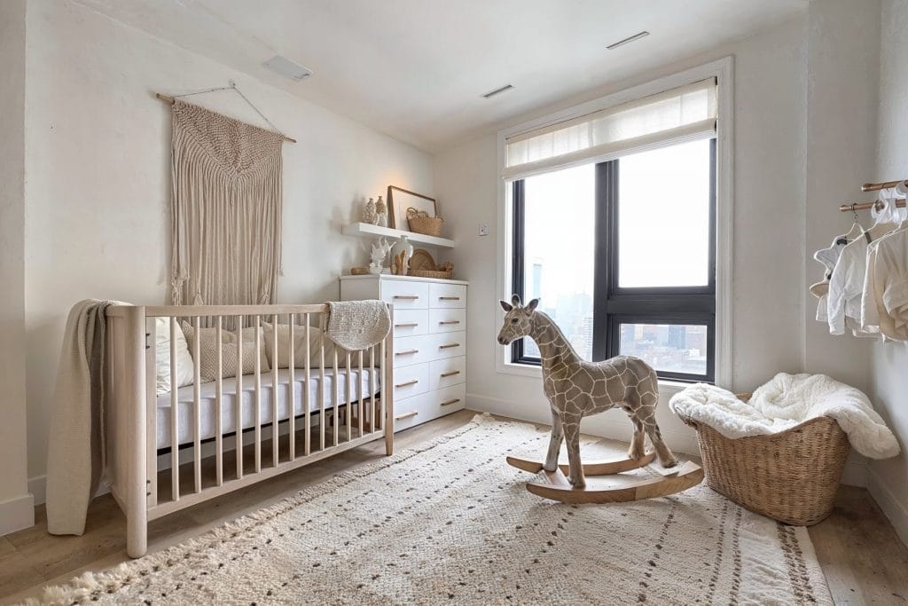 Serene nursery theme ideas by Decorilla