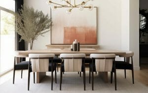 Dining Room Trends 2024 Tasteful Fashion Meets Function Decorilla   2024 Dining Room Trends And Lighting Trends  300x189 