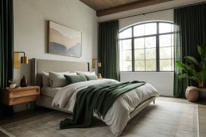 2024 Bedroom Trends Say Hello To The New Cozy Decorilla   Bedroom Color Trends 2024 With Green 300x200 