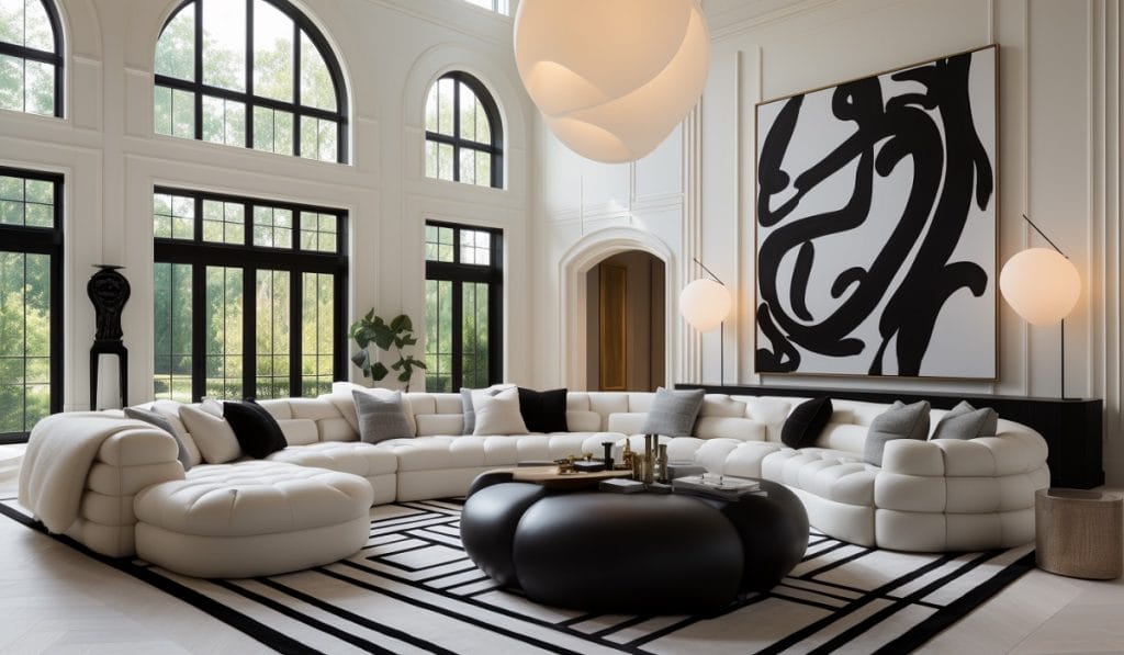 Ahead Of The Curve Hottest Living Room Trends Of 2024 Decorilla   Living Room Trends 2024 With Curved Furniture 1024x597 