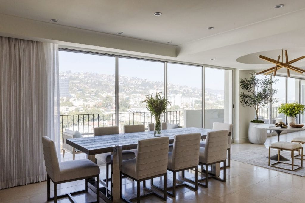 Dining room by one of the top Los Angeles interior designers, Anna Rosemann Bastin