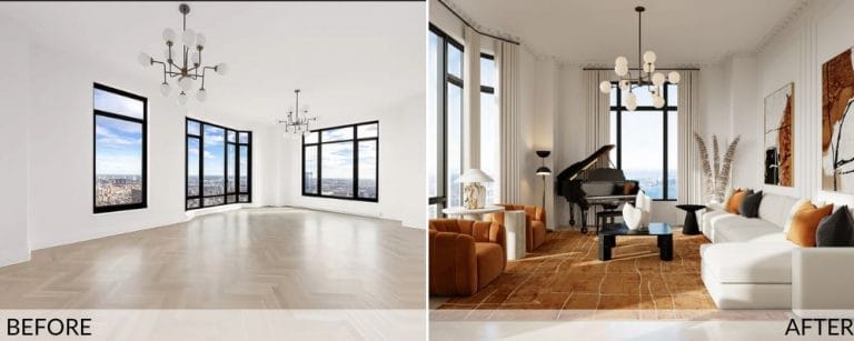 Before And After Luxury Nyc Condo Interior Design Decorilla Online Interior Design 5178