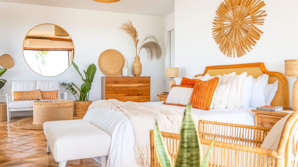 Captivating boho bedroom decor ideas by Decorilla
