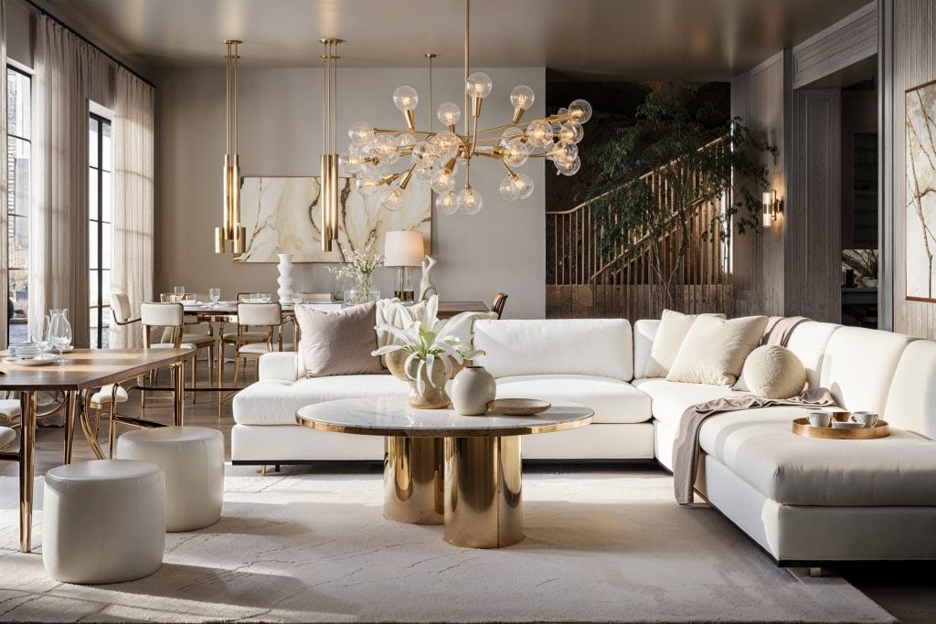 Glamorous interior design by Decorilla's top New Jersey interior designers