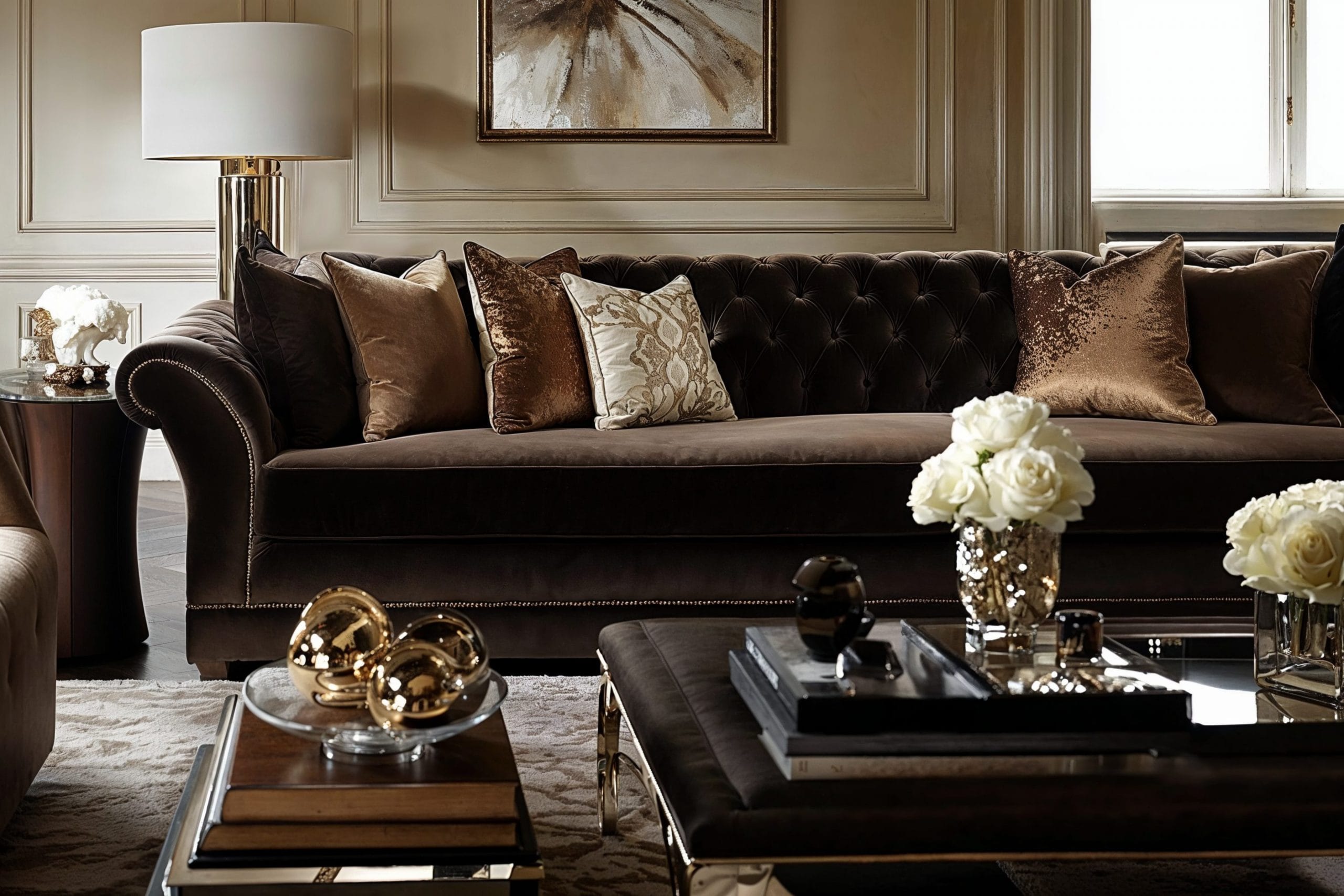 12 Dark Brown Couch Living Room Ideas for a Warm and Inviting Home