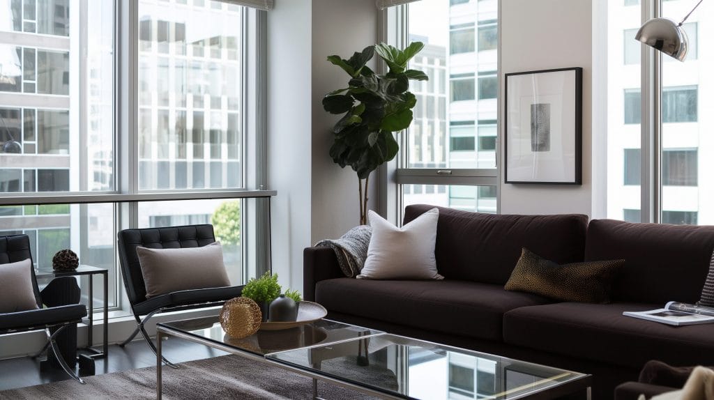 Modern living room by Decorilla